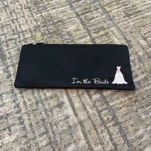 Black Bridal Pouch